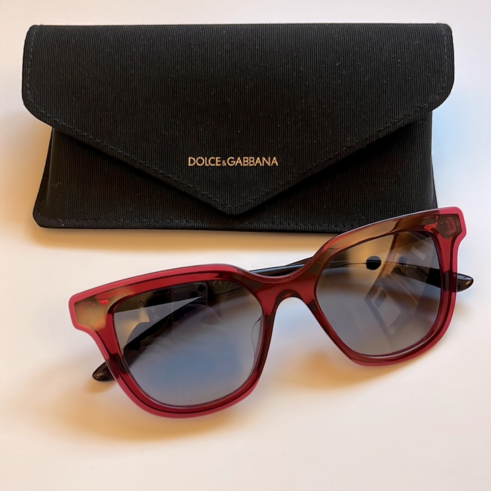 NWT: Dolce & Gabbana DG4362 Red Sunglasses
